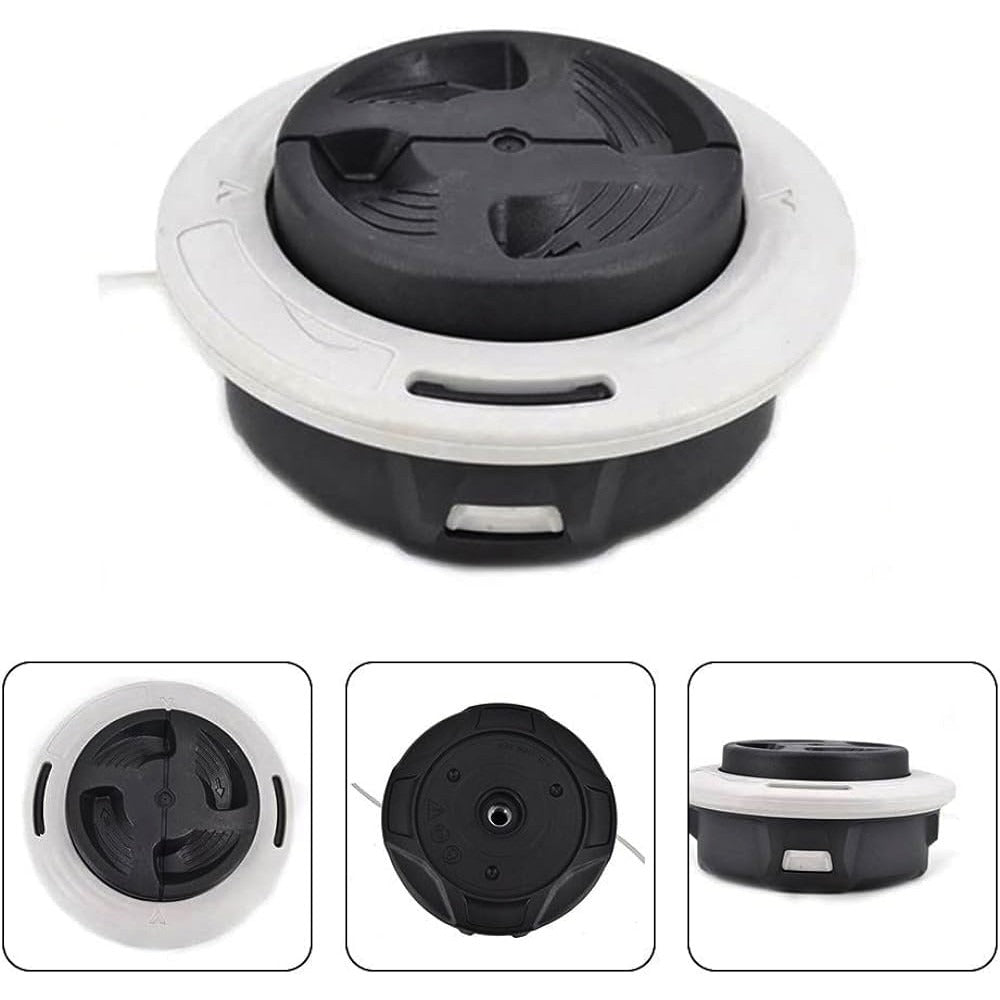 Tambur cu fir pentru motocoasa, Profesional, universal Autocut 26-2, Negru cu Alb