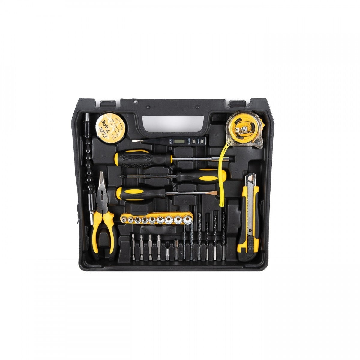 Trusa bormasina XR angrenaj metalic, 2 acumulatori, 36V, 8Ah, incarcator si 30 accesorii