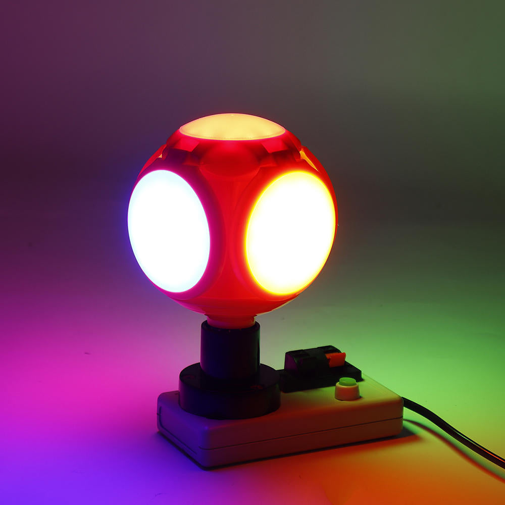 Bec LED Ajustabil si Pliabil cu forma de minge de fotbal, 40W