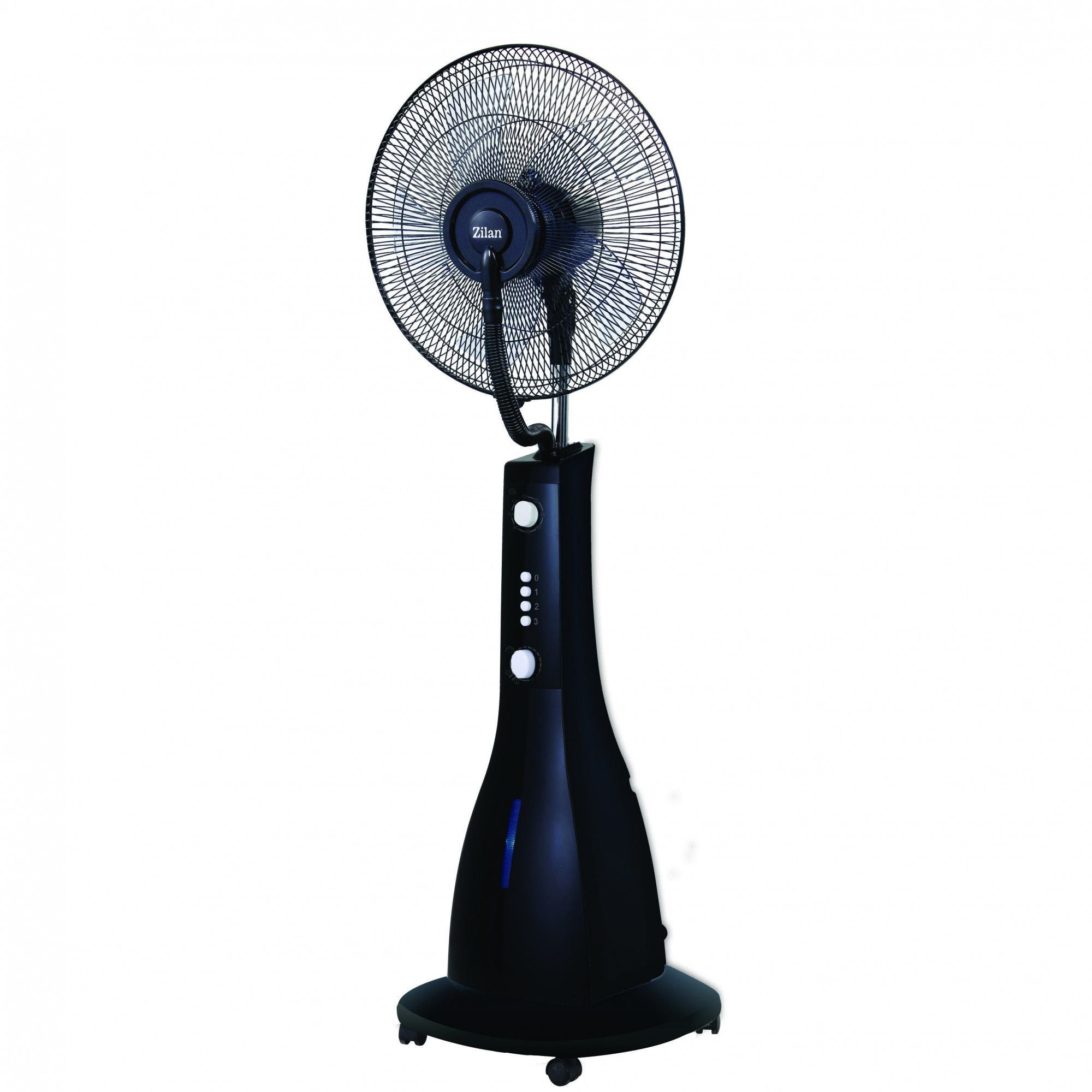 Ventilator cu pulverizare apa, rezervor 3l, putere 90w, timer 3 trepte viteza