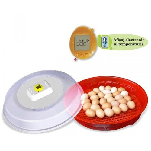 INCUBATOR PUISOR NOU IO-102T, AFISAJ TEMPERATURA, CAPACITATE 70 OUA