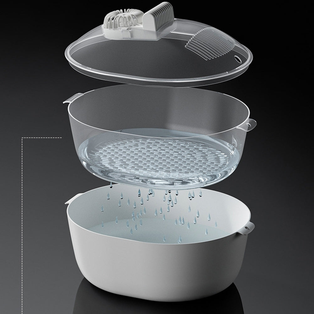 Bol multifonctional dispensabil, sterilizare prin UV, decongelare, uscator, strecuratoare
