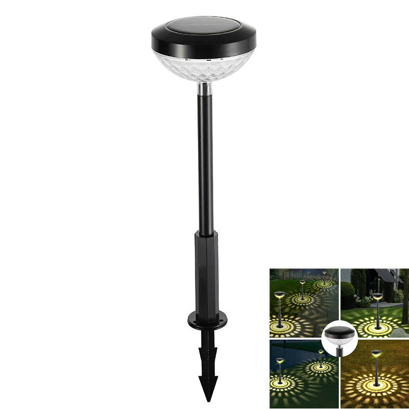 Lampa solara Led RGB pentru gradina cu doua moduri de lumina