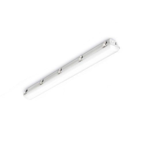 Plafoniera Fabas Dakar 2, rezistenta la praf, 24W LED, lungime 116cm