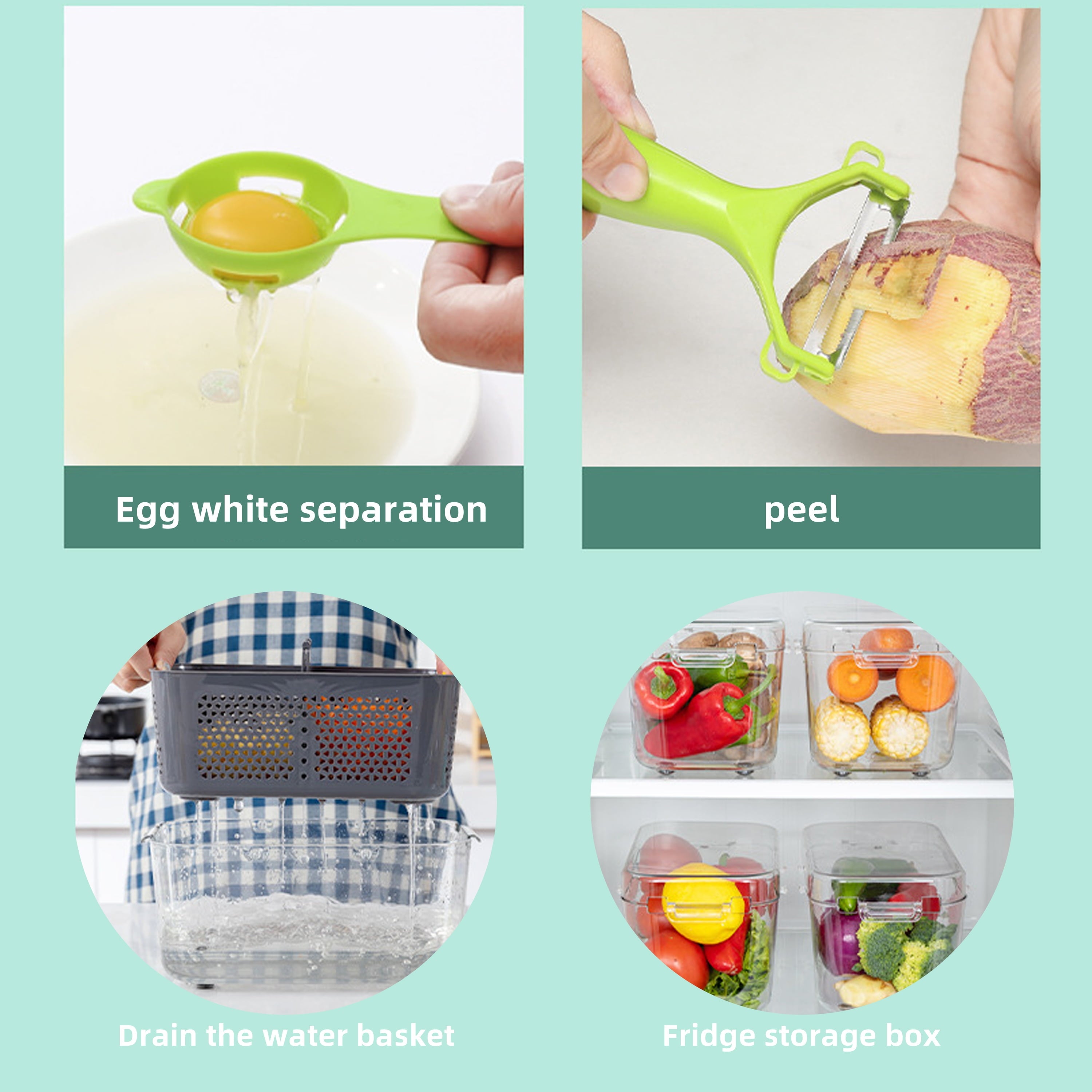 RAZATOARE MULTIFUNCTIONALA PENTRU LEGUME CU 22 ACCESORII Veggie Slicer