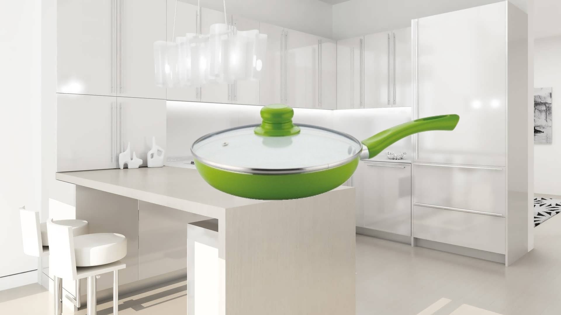 Tigaie Ceramica Eco 20 CM cu Capac
