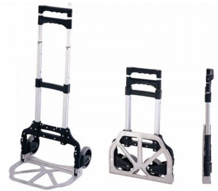Carucior multifunctional pliabil cu platforma si roti max 70kg, extensibil, sistem antialunecare, 100cm