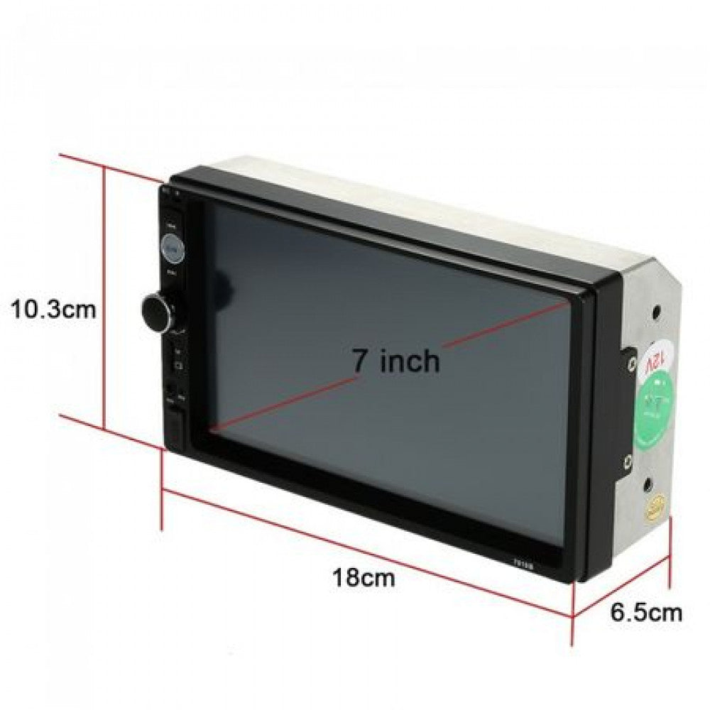 Player auto multimedia Video Mp5 Mp3 radio, 2DIN Bluetooth cu Intrare Video
