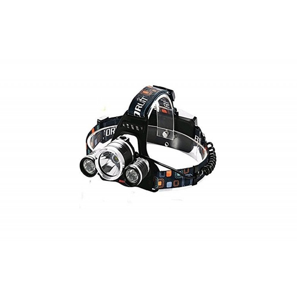 Lanterna frontala reincarcabila cu Zoom si LED Cree 5W