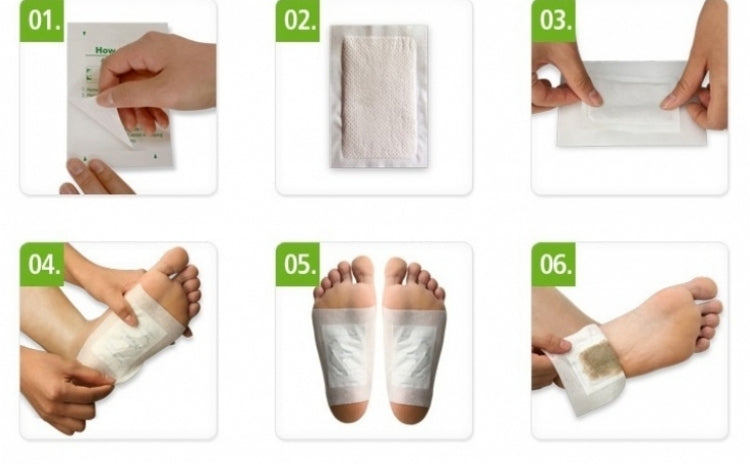 Set 50 plasturi Kinoki pentru detoxifierea organismului
