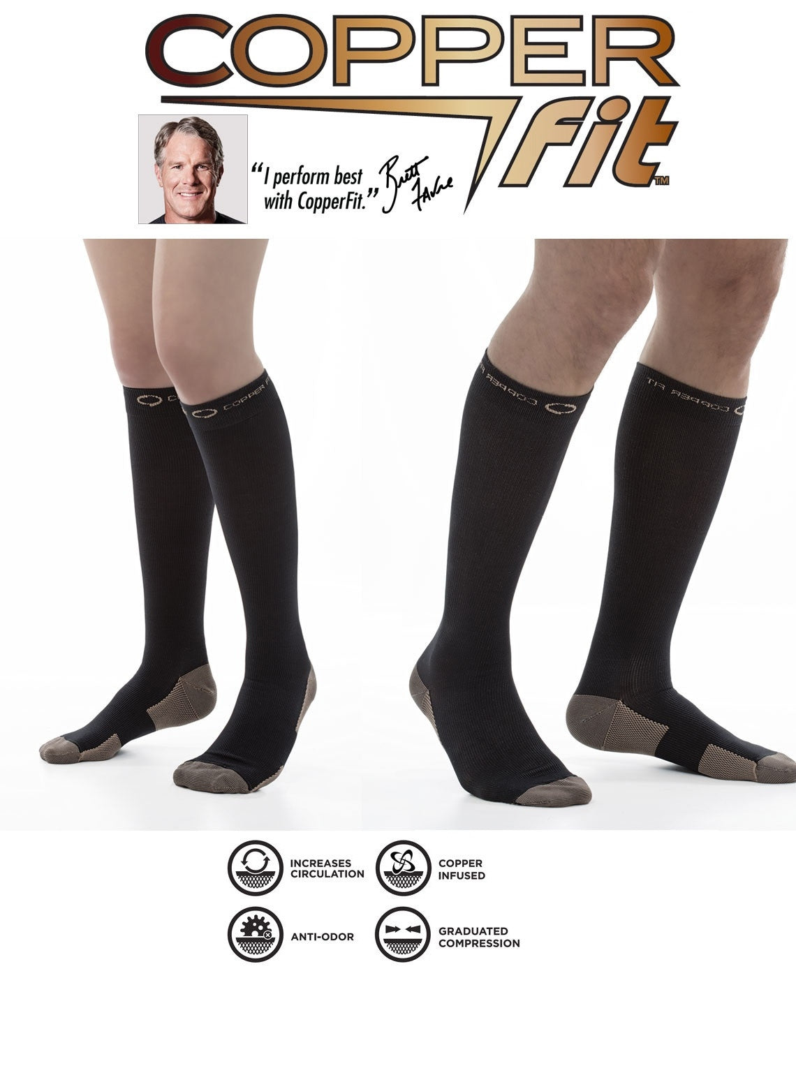 Ciorapi compresivi Cooper Fit