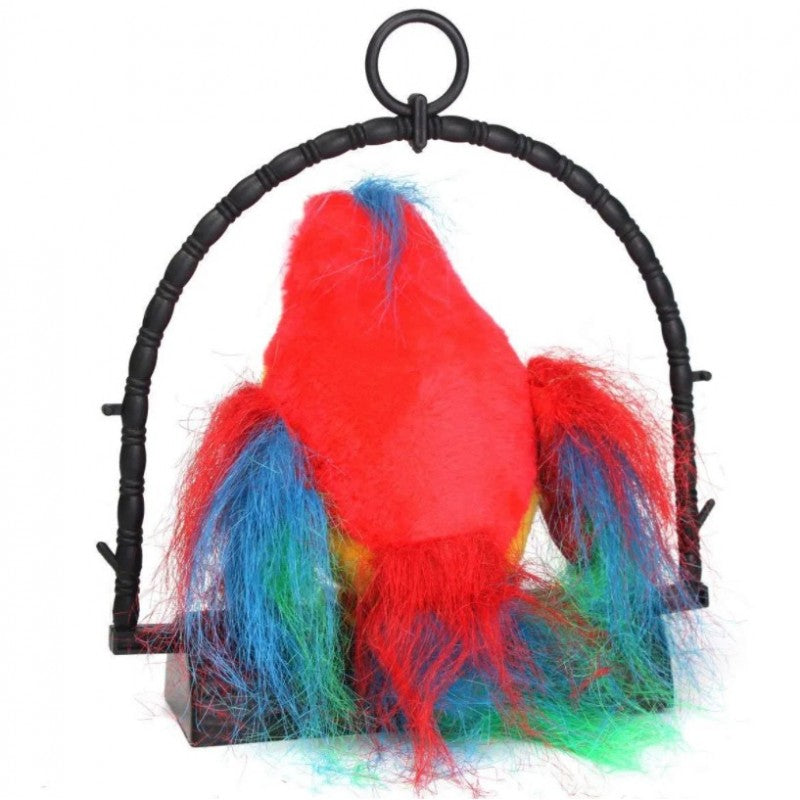 Papagal vorbitor jucarie interactiva care repeta cuvinte, miscator, multicolor