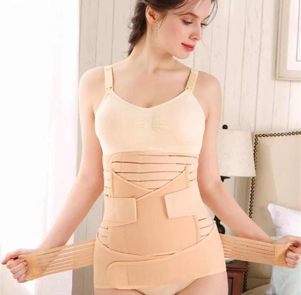 Corset Postnatal, susținere, modelator al zonei abdomenului superior, abdomenului inferior si pelvisului