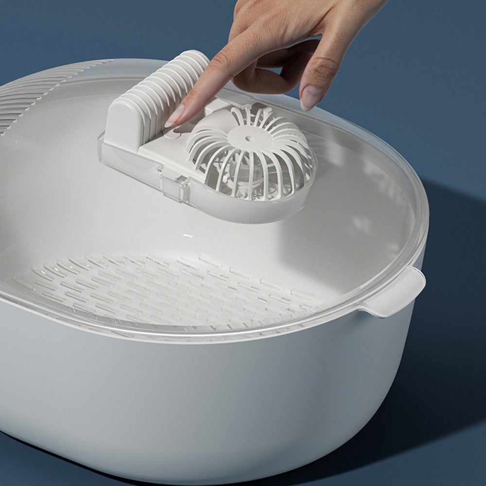 Bol multifonctional dispensabil, sterilizare prin UV, decongelare, uscator, strecuratoare