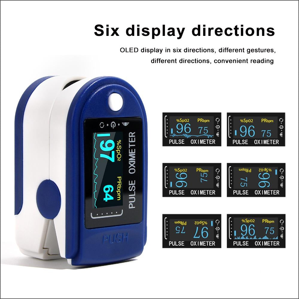 Dispozitiv de Masurat Saturatie Oxigen si Puls pentru Deget - Pulsoximetru / Oximetru