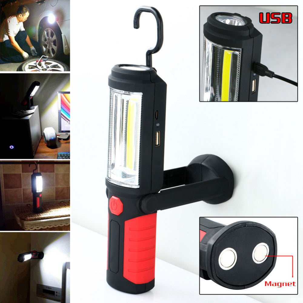 Lanterna Auto Camping Iluminare Dubla Magnet Original TeleshopTV