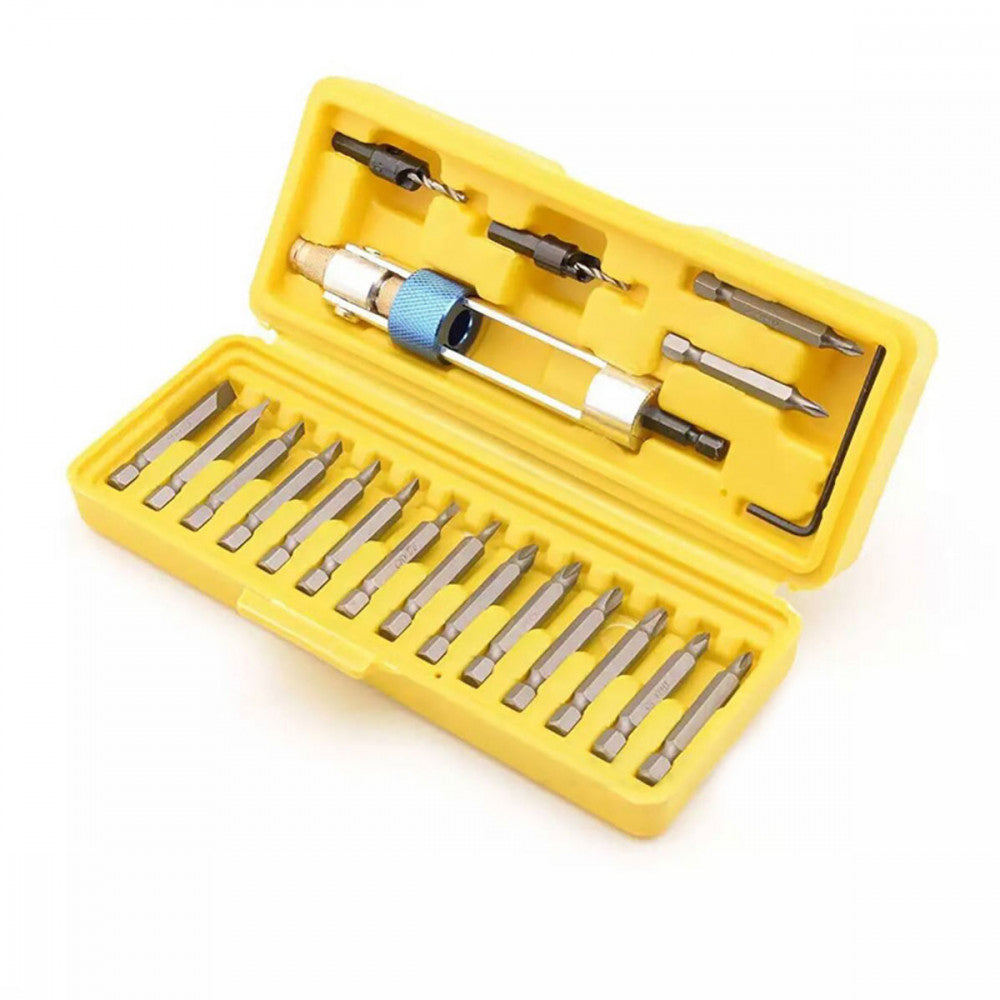 Set biti si adaptor bormasina 20 piese Half Time Original TeleshopTV