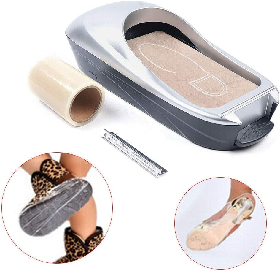 Dispenser profesional cu folie pentru protectie incaltaminte
