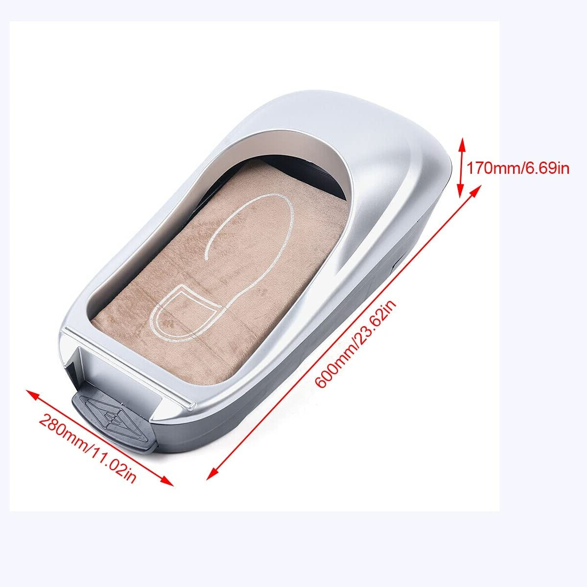 Dispenser profesional cu folie pentru protectie incaltaminte