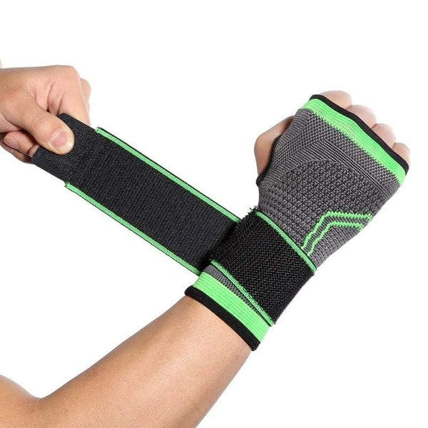 Orteza Elastica Pentru Incheietura Mana, Ajustabila Cu Bretea Elastica, Material Elastic Respirabil, Marime Universala, Pentru Mana Stanga Sau Dreapta