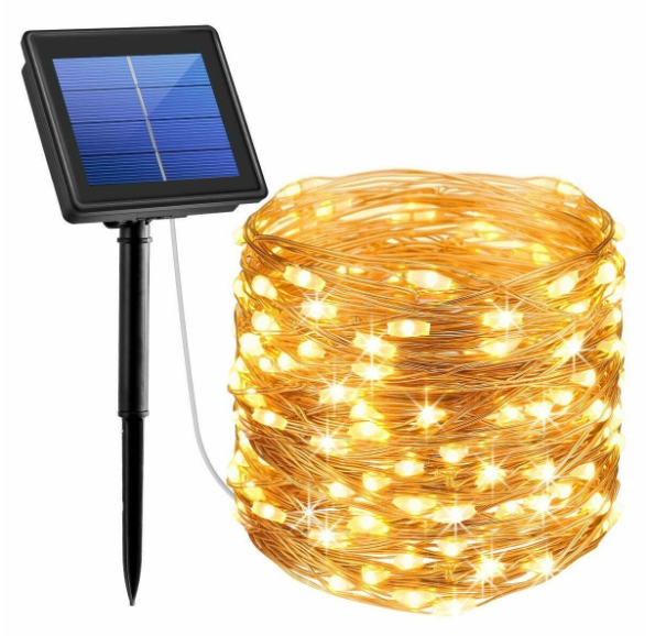 INSTALATIE SOLARA PENTRU CASA SAU GRADINA, 120 LED-URI, 26 METRI