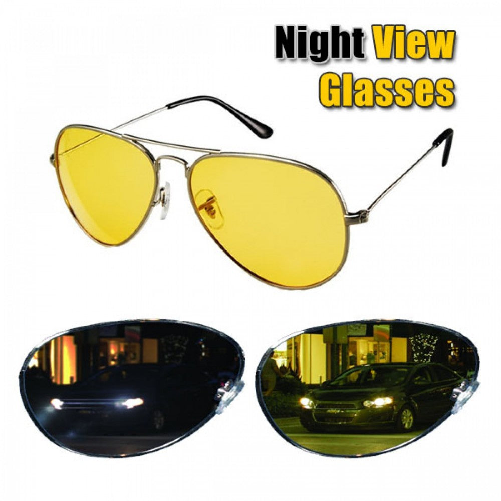 Set 2 perechi ochelari vizibilitate sporita noaptea NightView