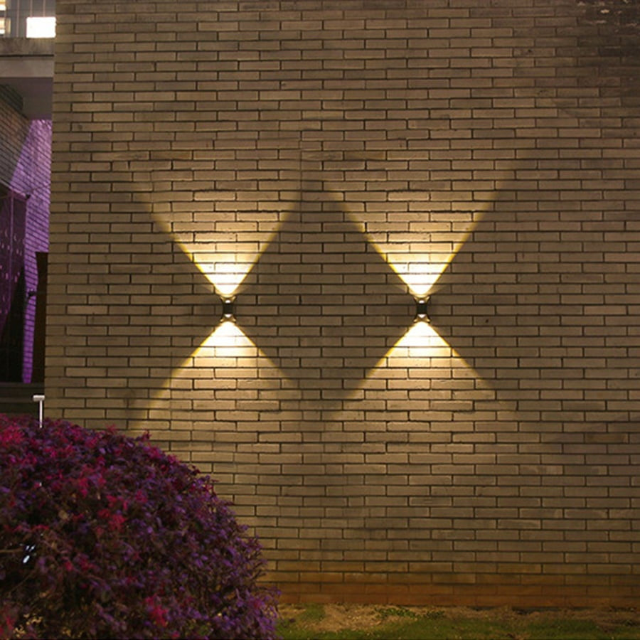 Set 4 Lampi Led incarcare solara, bidirectionala decorativa pentru casa - gradina