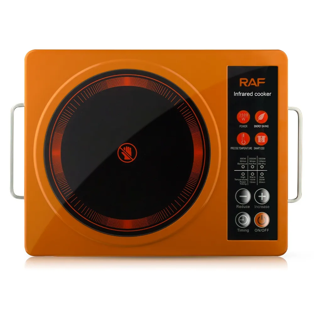 Aragaz cu infrarosu de 3500W, control tactil RAF-8046, poate fi folosit cu toate tipurile de oale si tigai