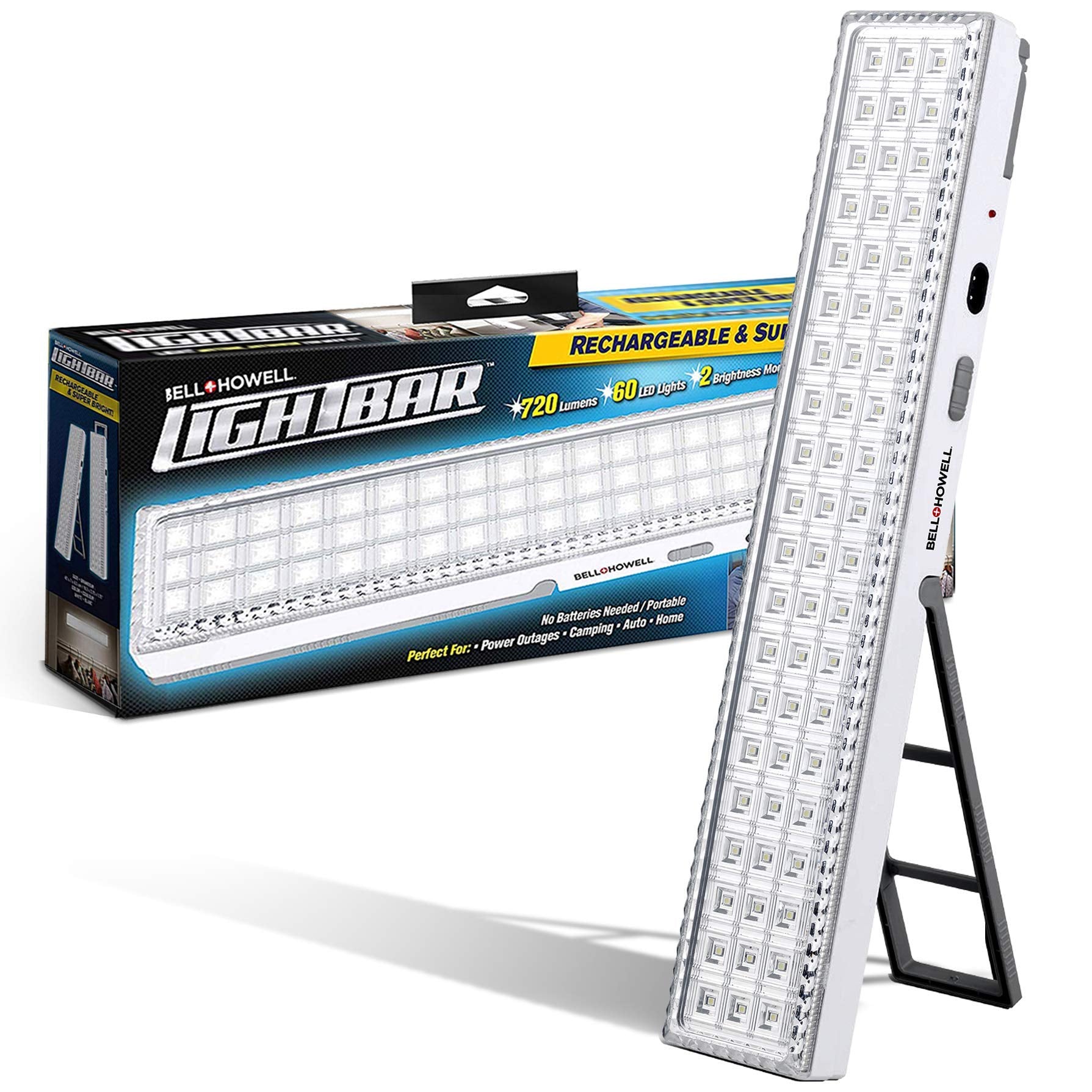 Lampa cu acumulator, 60 LED-uri, 720 Lumeni , 2 moduri de iluminare