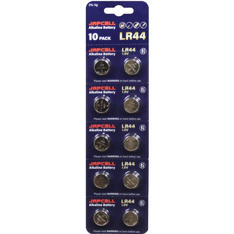 Set 10 baterii LR44/A76 JAPCELL 1.5V, Alcaline