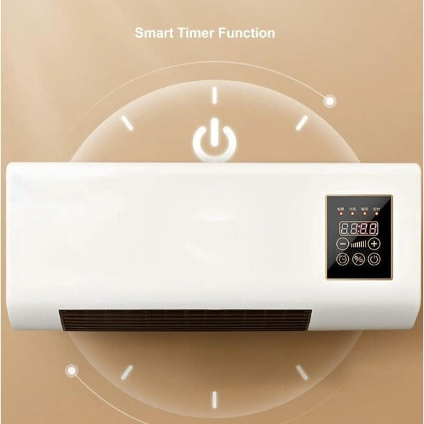Racitor de aer portabil 2 in 1, 1800W, termostat electronic, display LED, timer, functii de racire si incalzire