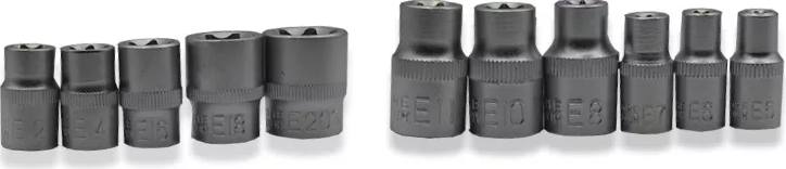 Trusa cu adaptor si tubulare 34 piese