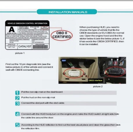 Proiector pentru parbriz, head up display A200