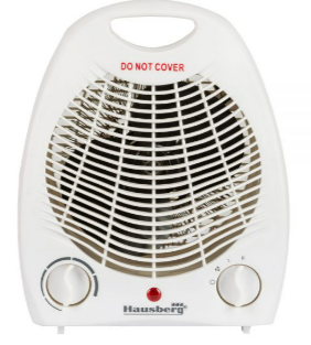 Aeroterma Hausberg HB-8501, 2000 W, 2 trepte de putere, termostat reglabil