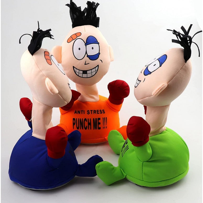 JUCARIE INTERACTIVA ANTISTRES, PUNCH ME - LOVESTE-MA , CU SISTEM DE PRINDERE VENTUZE, 25 CM