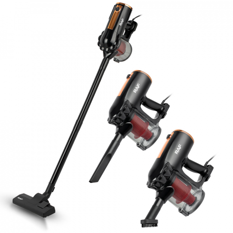 Aspirator RAF-8672 cu filtru HEPA 600W cu accesorii