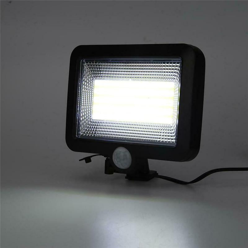 30W 100LEDs COB Lampă de perete cu lumină divizată alimentată cu energie solară pentru Grădină exterioară