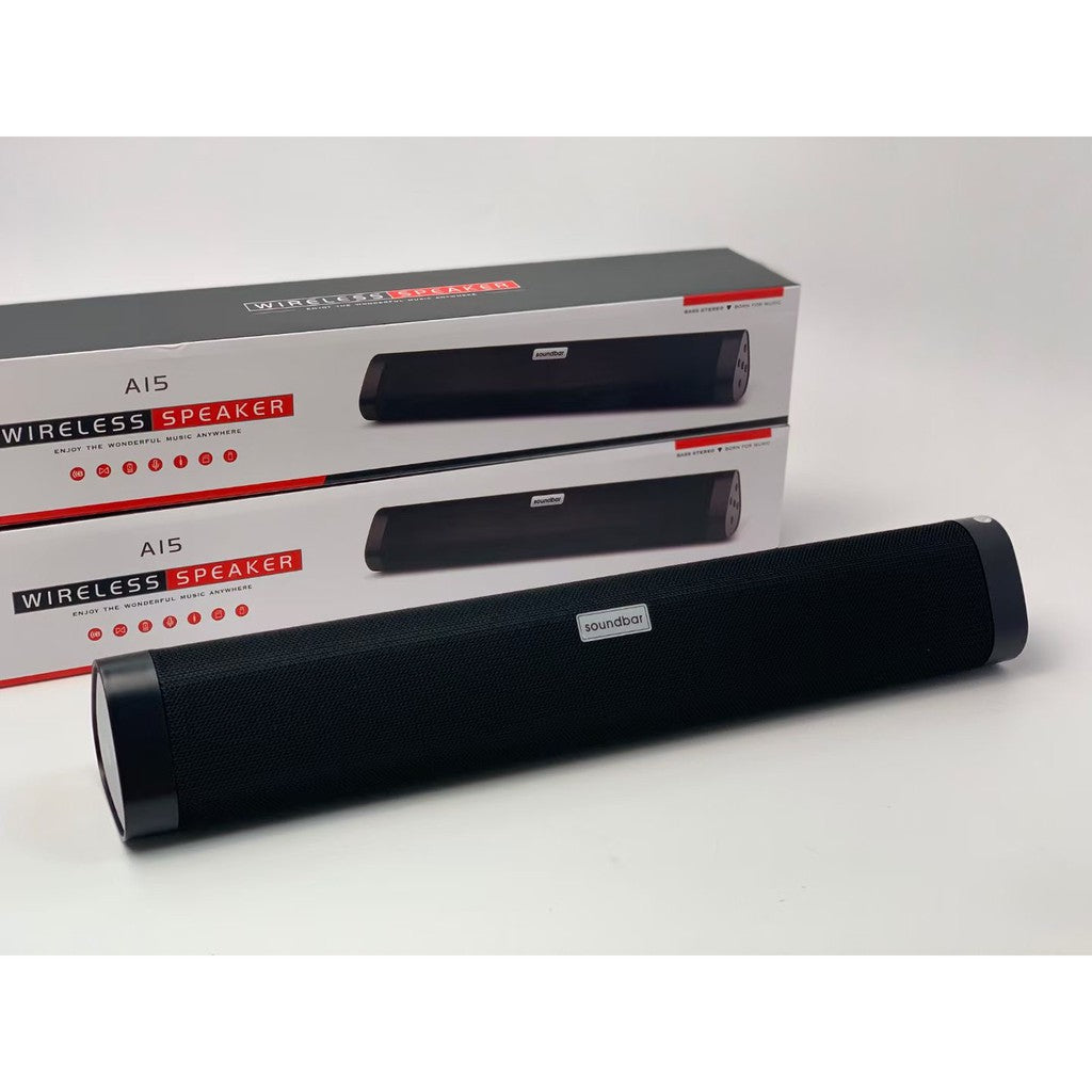 Soundbar Bluetooth Stereo, Incarcare USB, Slot Card, Aux, 2x5W, A15