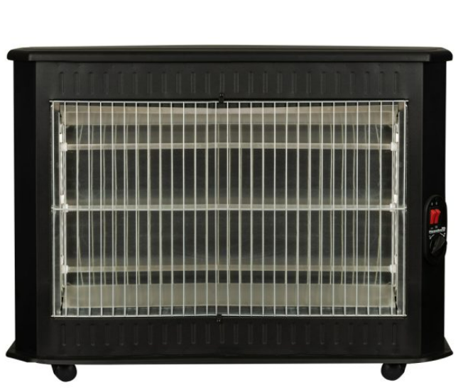 Radiator quartz Hausberg HB 8850, 2000 W, 3 rezistente quartz, 2 trepte de putere