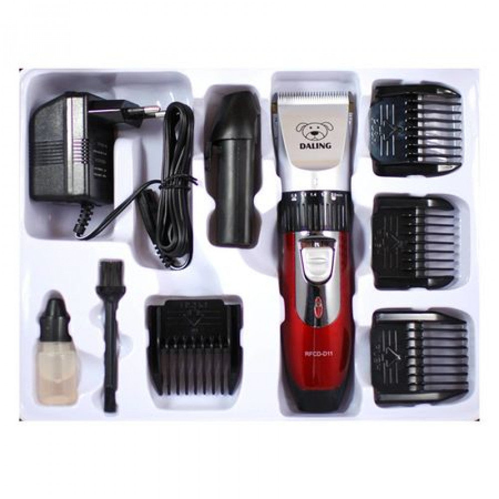 Masina de tuns animale, 12W, 6 Accesori, RFCD-D