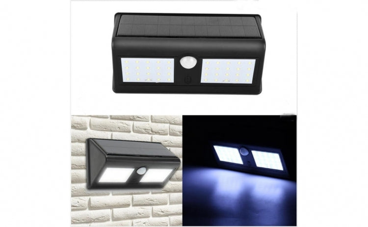 Lampa Solara Dubla 40 leduri cu senzori de proximitate 120 grade