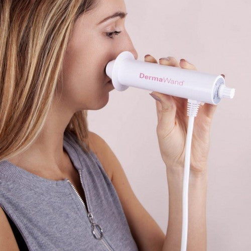 Dispozitv pentru ingrijire faciala cu efect anti-imbatranire Derma Wand, Lumina infrarosie, Alb