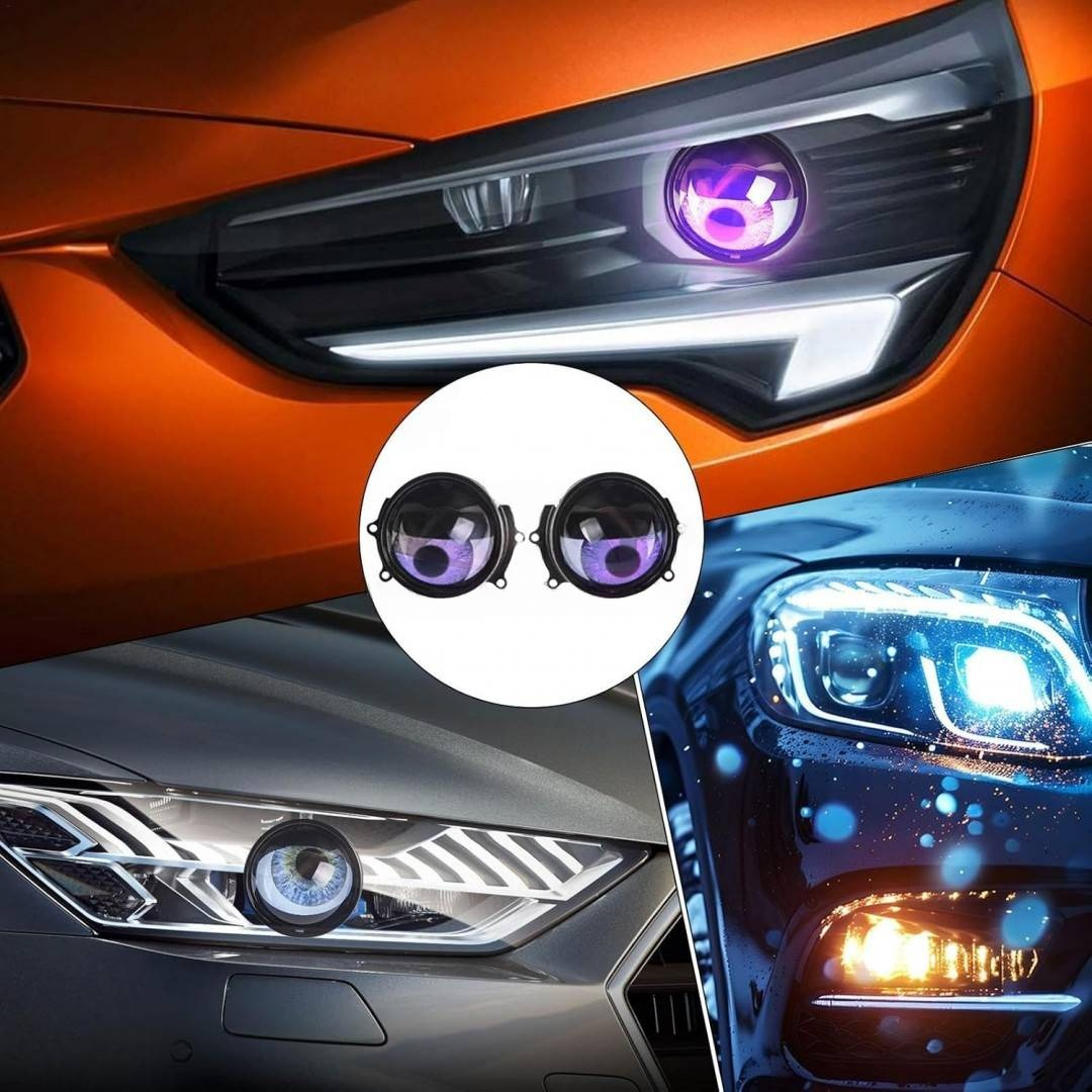 Set 2 becuri auto DEVIL EYES 3D