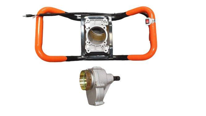 Kit accesoriu adaptare la motoburghiu sau motocositoare pe benzina