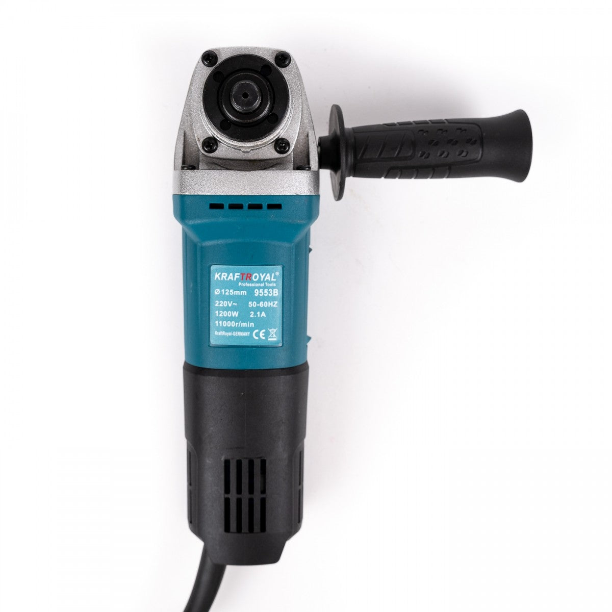 Trusa 3 scule Kraftroyal la 220V: Polizor unghiular, Fierastrau pendular, Bormasina si accesorii