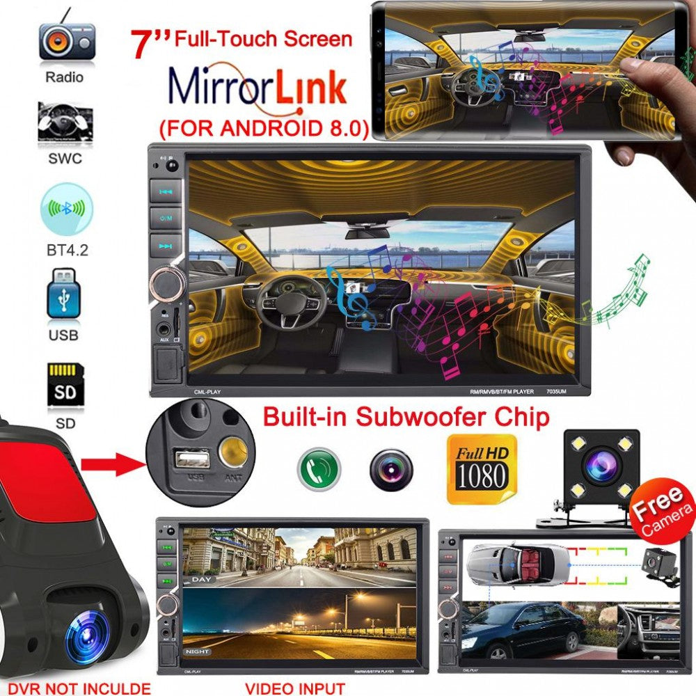 Player Auto Mp5, Touch Screen, 7",Bluetooth, USB