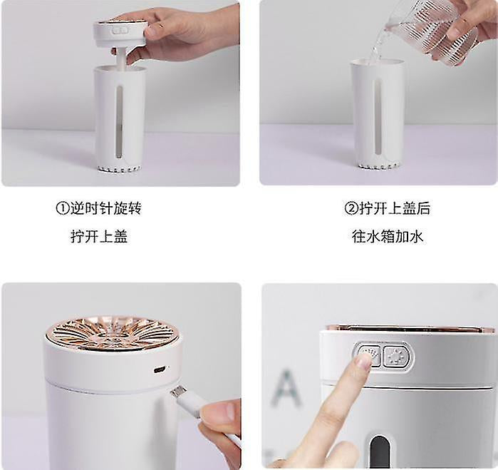 300ml Umidificator Portabil Usb Umidificatoare Mist Maker Purificator