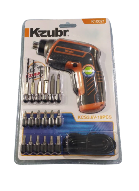 Surubelnita Electrica Bigshot Kzubr K10021, 3.6V Li-ION + 19 Accesorii Incluse