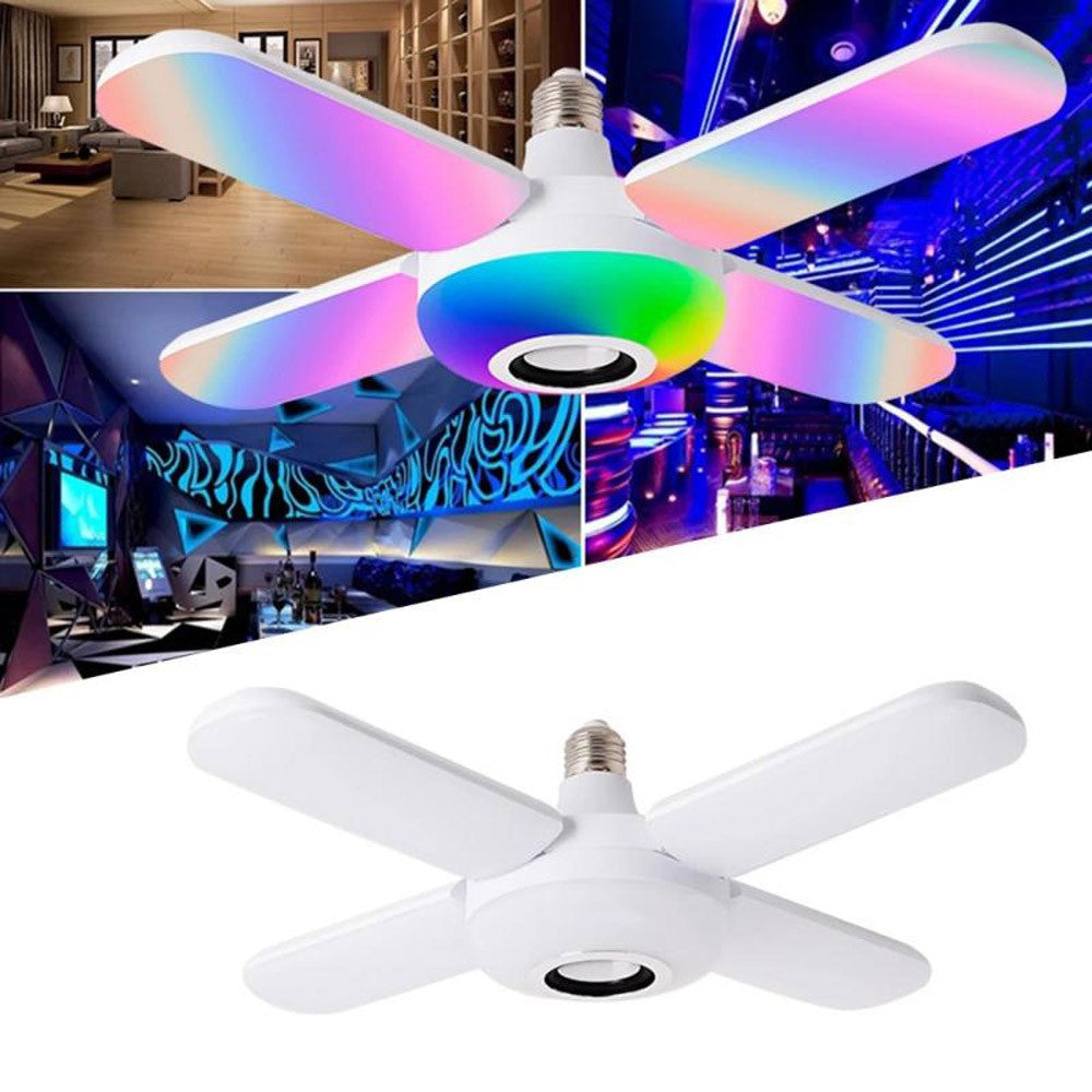 Lampă cu LED muzicală și iluminare ambientală - cu diferite culori și telecomandă / 48W