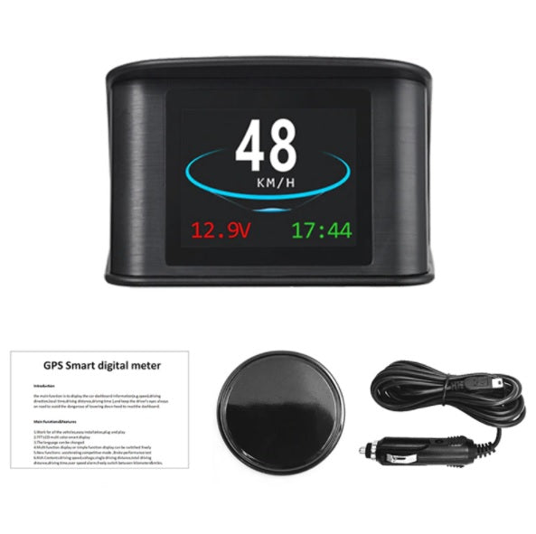 Head Up Display T600 2.2 inch auto Digital cu TFT LCD multi-color, viteza & conducere distanta
